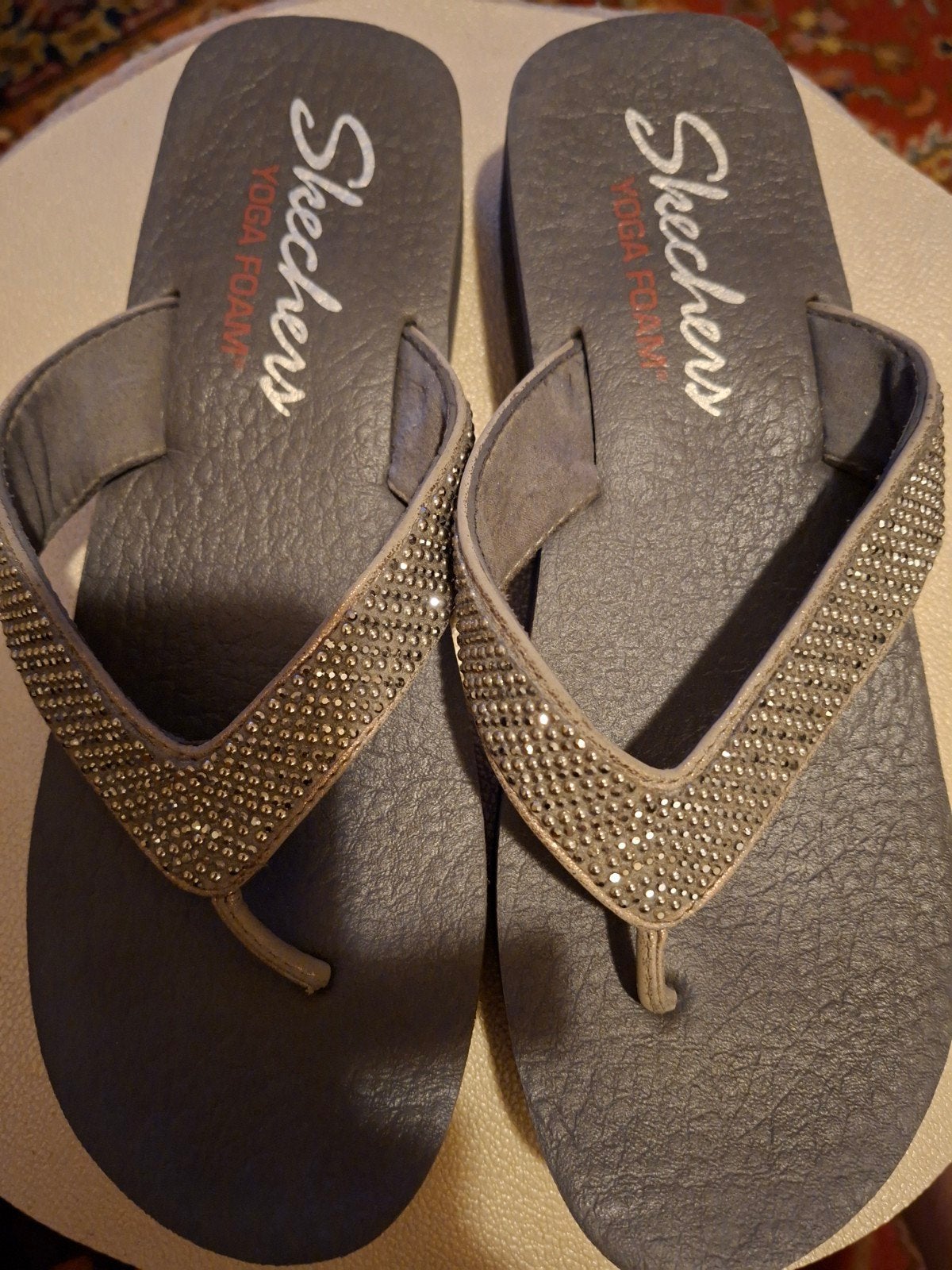 Skechers Yoga Foam Slippers Maat 41 zgan, Slippers, Skechers, Ophalen of Verzenden, Zo goed als nieuw