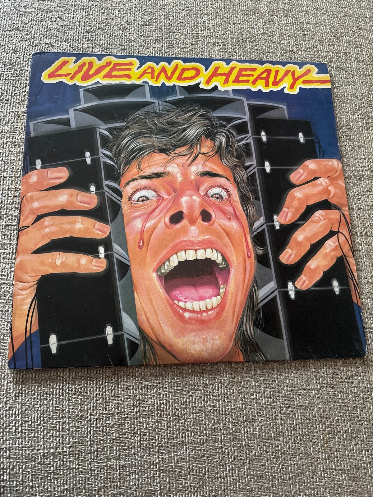 Live and Heavy - Diverse artiesten (LP, 1980), Cd's en Dvd's, LP, Gebruikt, Hard Rock, Ophalen of Verzenden