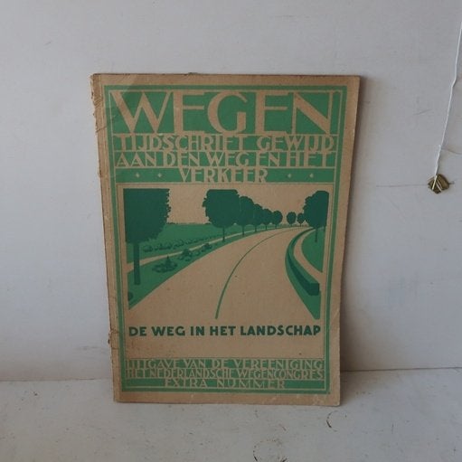 Wegen tijdschrift gewijd aan den weg uit 1936, Boeken, Tijdschriften en Kranten, Gelezen, Overige typen, Ophalen of Verzenden