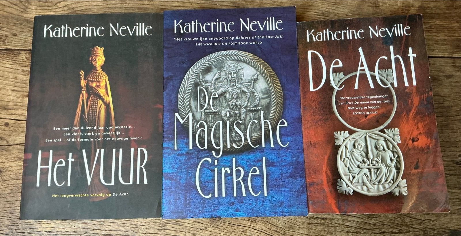 Katherine Neville - De Acht, Het Vuur, De Magische Cirkel, Boeken, Ophalen, Gelezen, Nederland