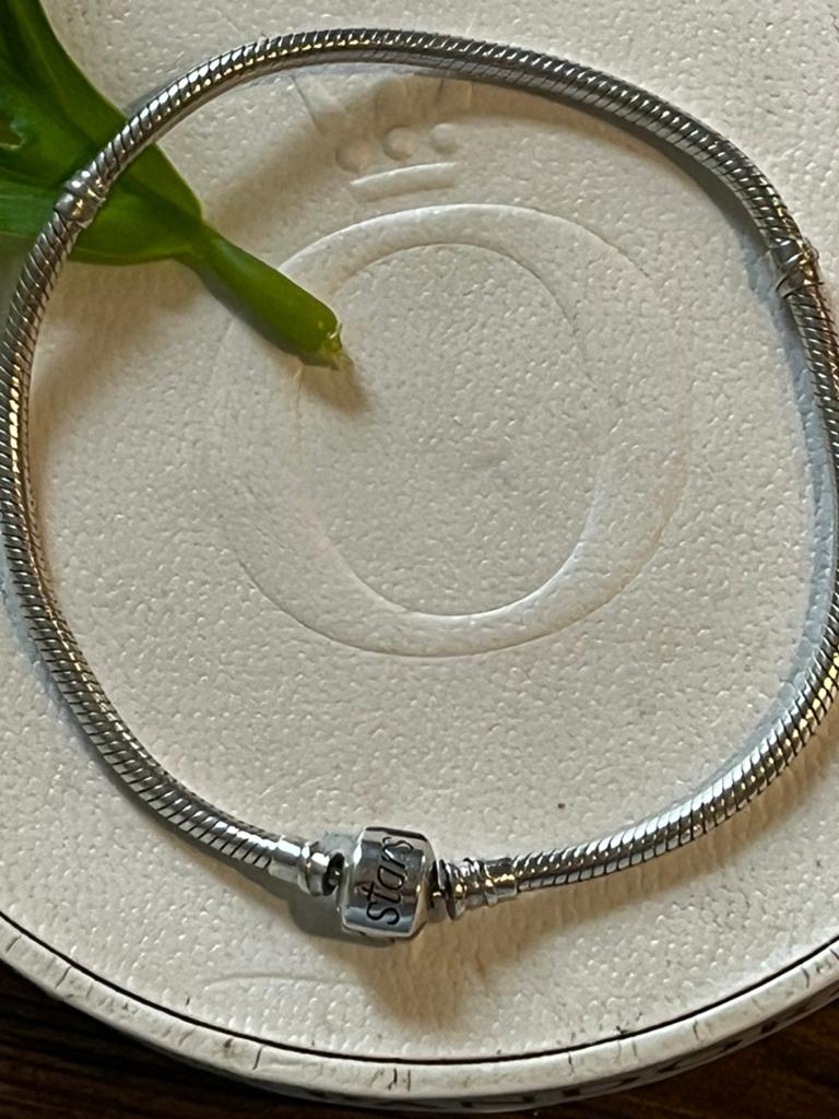 Simstars armband., Ophalen of Verzenden, Zo goed als nieuw, Zilver