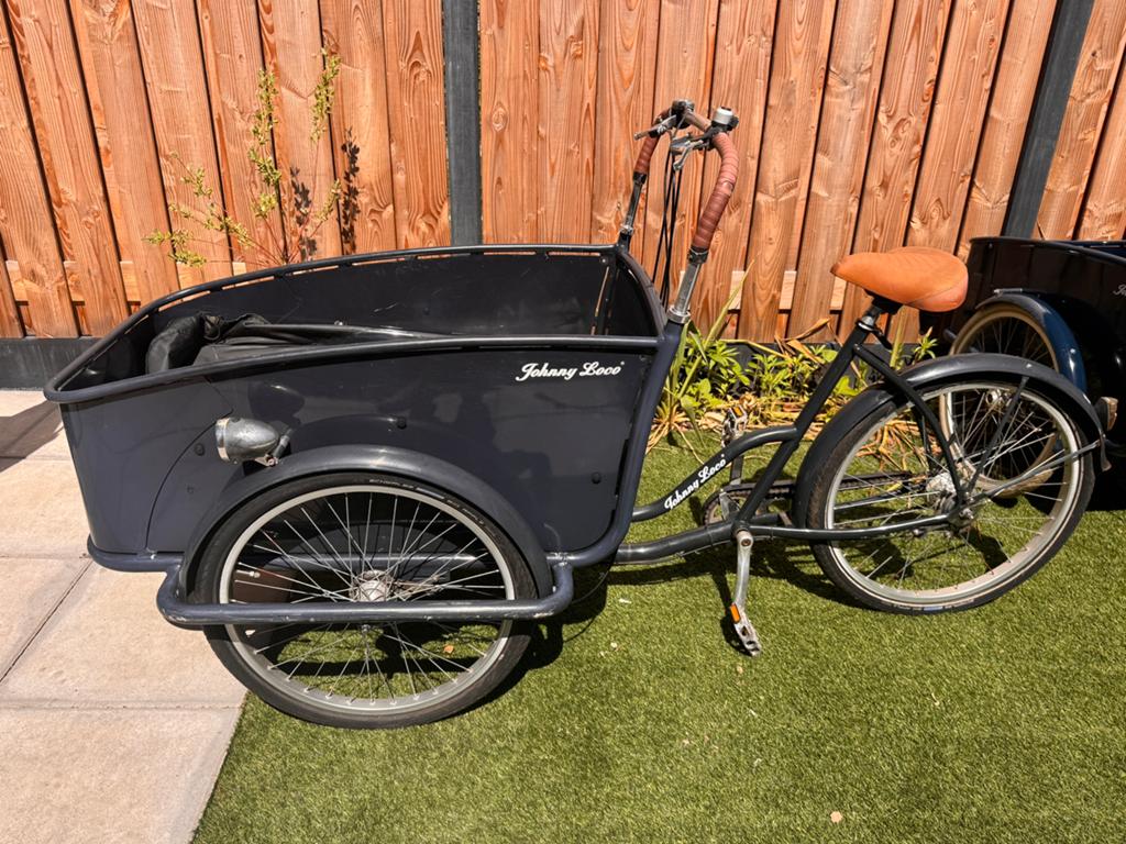 Johnny loco met huif, Fietsen en Brommers, Fietsen | Bakfietsen, Overige merken, Gebruikt, Huif, Ophalen of Verzenden