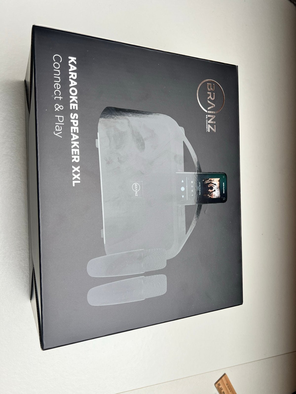 Brainz Karaoke Speaker XXL, Ophalen of Verzenden, Nieuw, Complete set