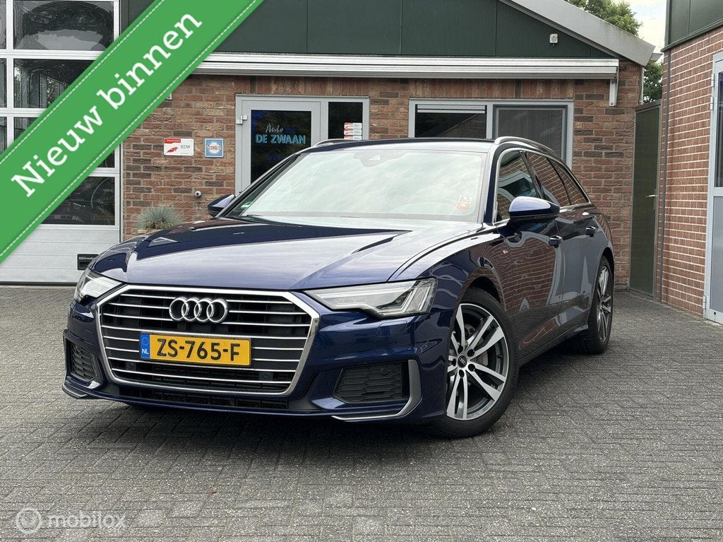 Audi A6 Avant 45 TFSI S edition., Gebruikt, Euro 6, 4 cilinders, Blauw