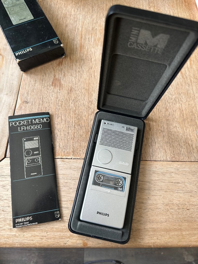Philips Pocket Memo LFH0660 Mini Cassette Recorder, Ophalen of Verzenden, Enkel, Philips