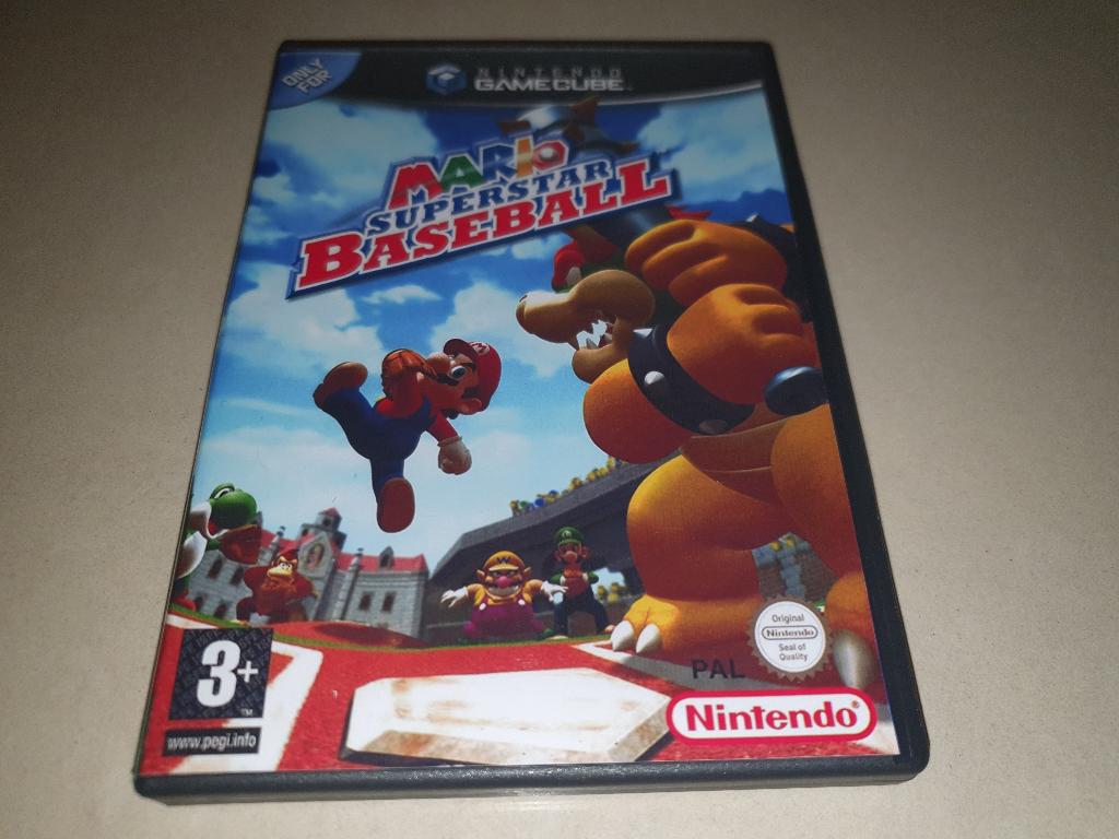 Mario Superstar Baseball Gamecube GC Game Case, Spelcomputers en Games, Games | Nintendo GameCube, 1 speler, Verzenden, Zo goed als nieuw