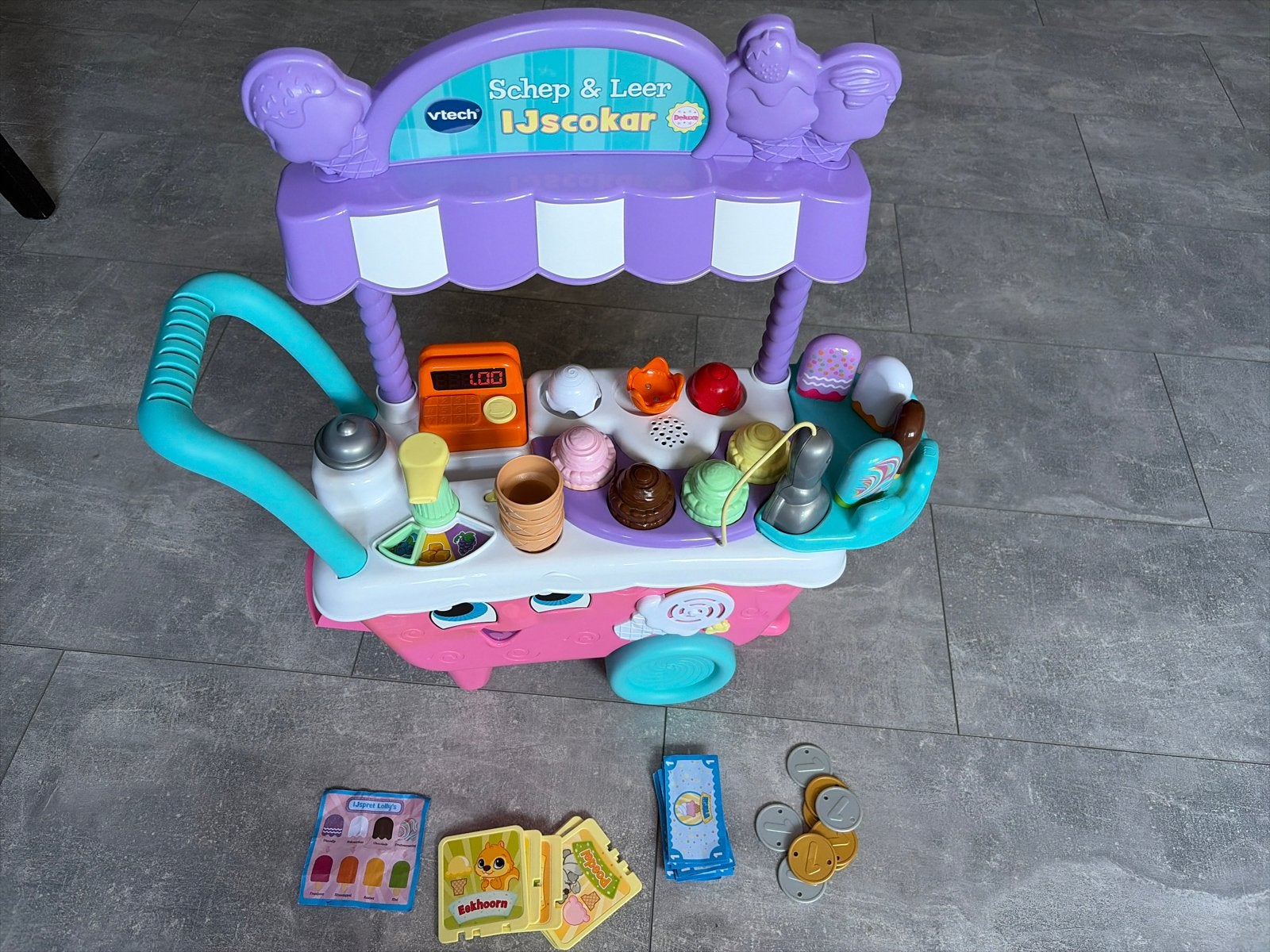 VTech Schep & Leer IJscokar - Interactief Speelgoed, Ophalen, Zo goed als nieuw, Jongen of Meisje