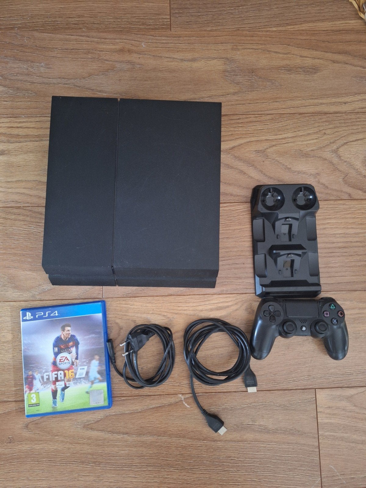 PlayStation 4 1TB met controller en FIFA 16, Ophalen of Verzenden, Zo goed als nieuw, S, Met 1 controller