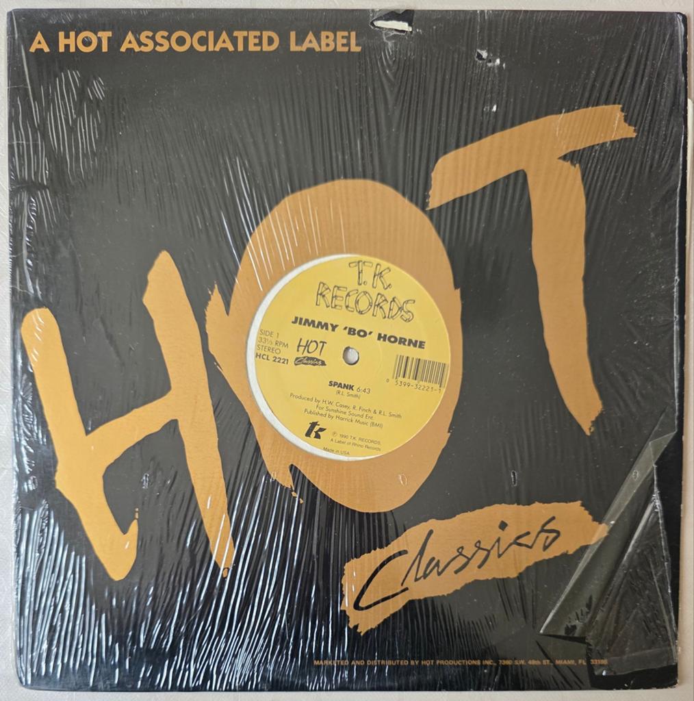 JIMMY "BO" HORNE US-pressed 12-inch @ T.K. RECORDS, Verzenden