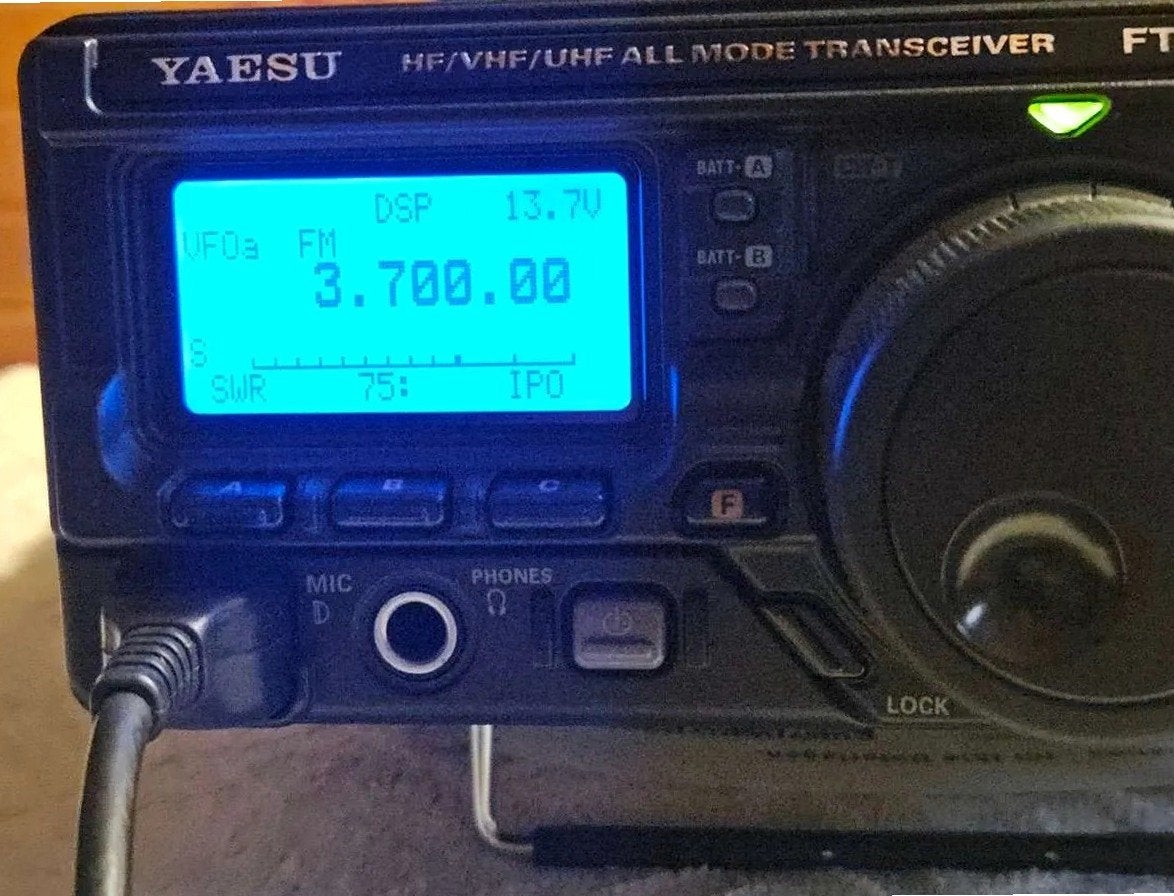Yaesu FT-897D in zeer goede staat, Ophalen of Verzenden, Gebruikt, Zender en Ontvanger