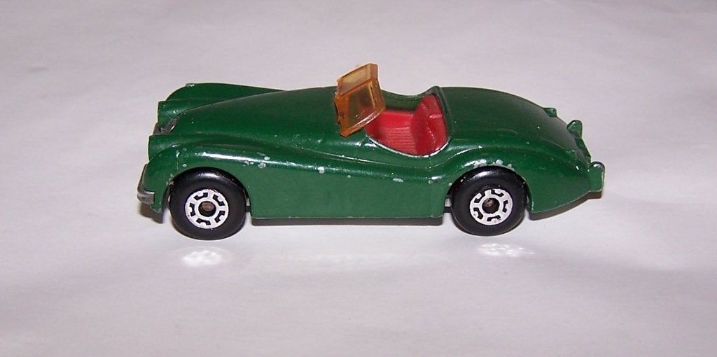 Vintage Matchbox Jaguar XK-120 model. Izgs., Ophalen of Verzenden, Zo goed als nieuw, Auto