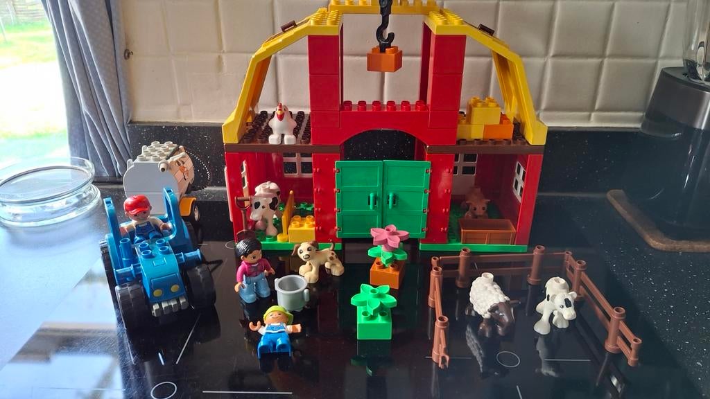 Lego Duplo Boerderij met tractor en dieren, Ophalen of Verzenden