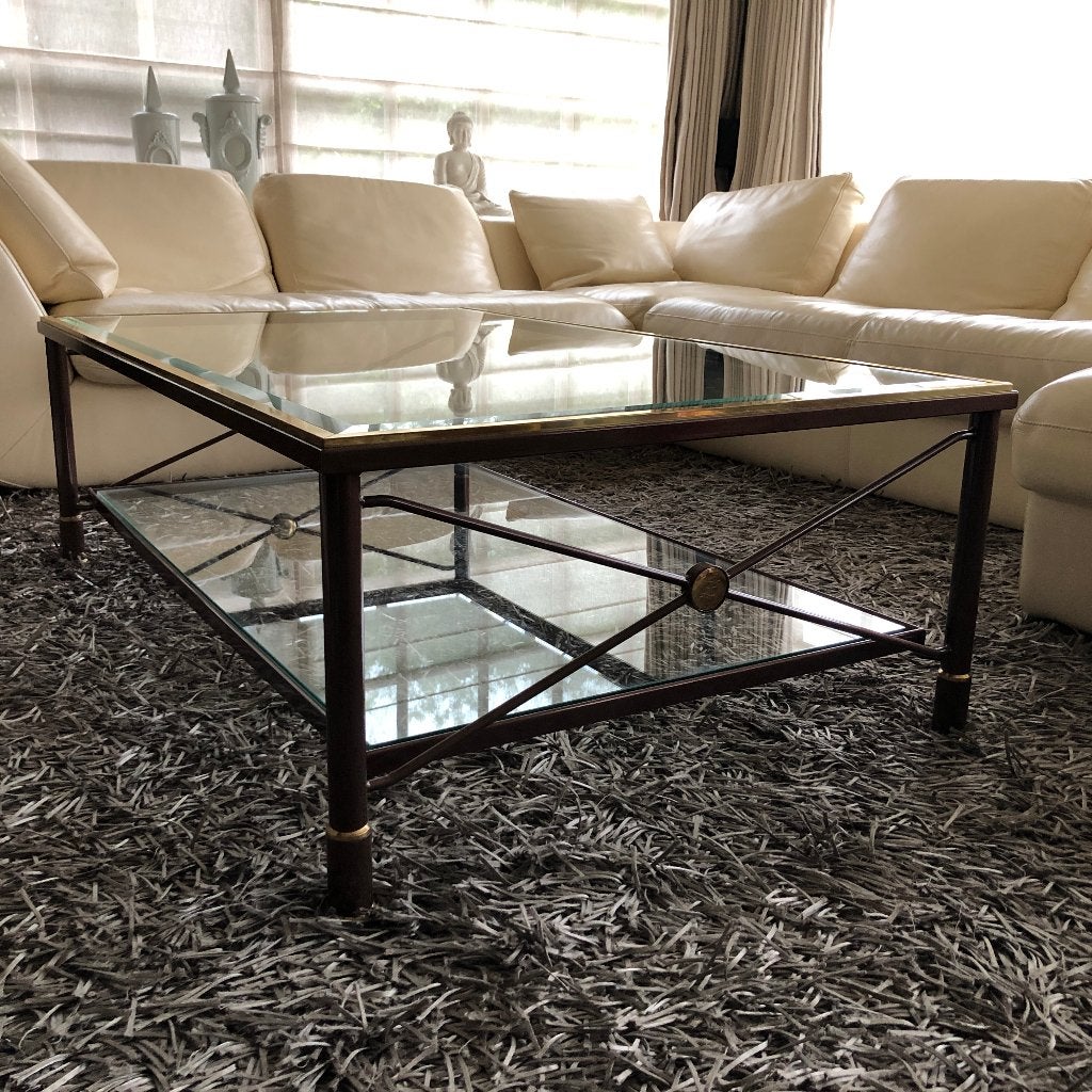 Salontafel met 2 bijzettafels, Huis en Inrichting, Tafels | Salontafels, Ophalen, Gebruikt, 100 tot 150 cm, 50 tot 100 cm