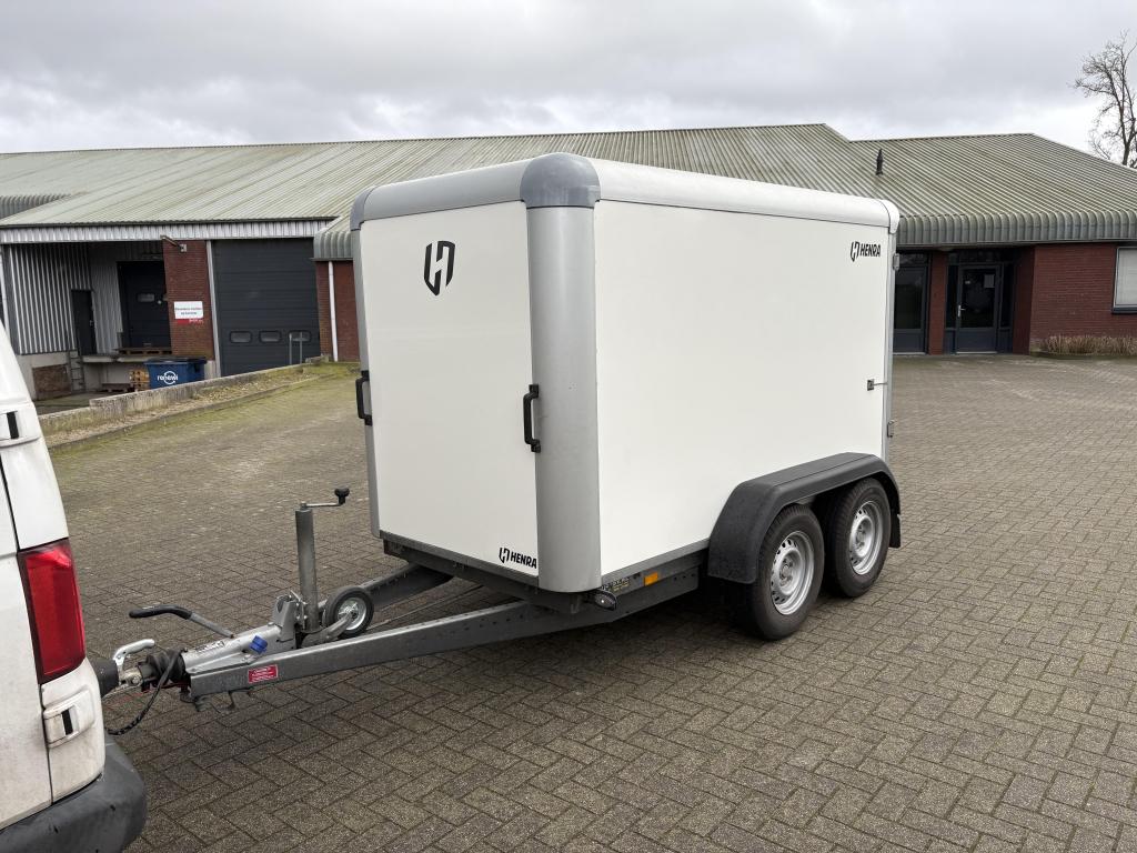 Henra gesloten opbouw aanhanger 265x138x160 2700 kg bj 2021, Auto diversen, Aanhangers en Bagagewagens, Gebruikt