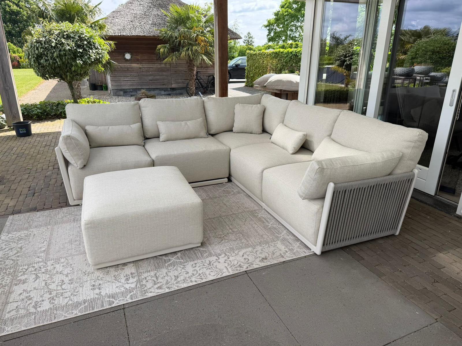 Hoge Korting OUTLET SUNS outdoor tuinmeubelen, 5 zitplaatsen, Ophalen of Verzenden, Loungeset, Info@suns.nl