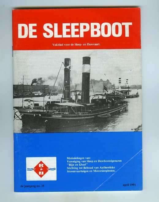 scheepvaart-vereningin blad-DE SLEEPBOOT- april 1991, Ophalen of Verzenden, Zo goed als nieuw, Motorboot, Boek of Tijdschrift