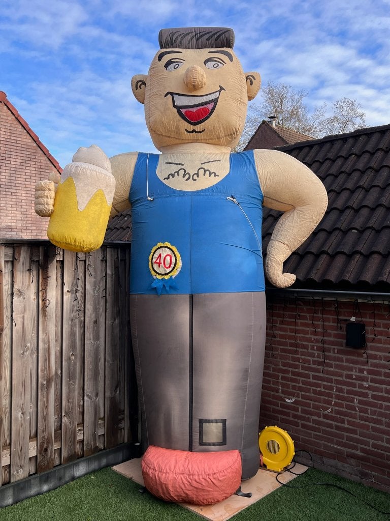 Abraham Henkie Opblaasfiguur, Ophalen of Verzenden, Zo goed als nieuw, Overige
