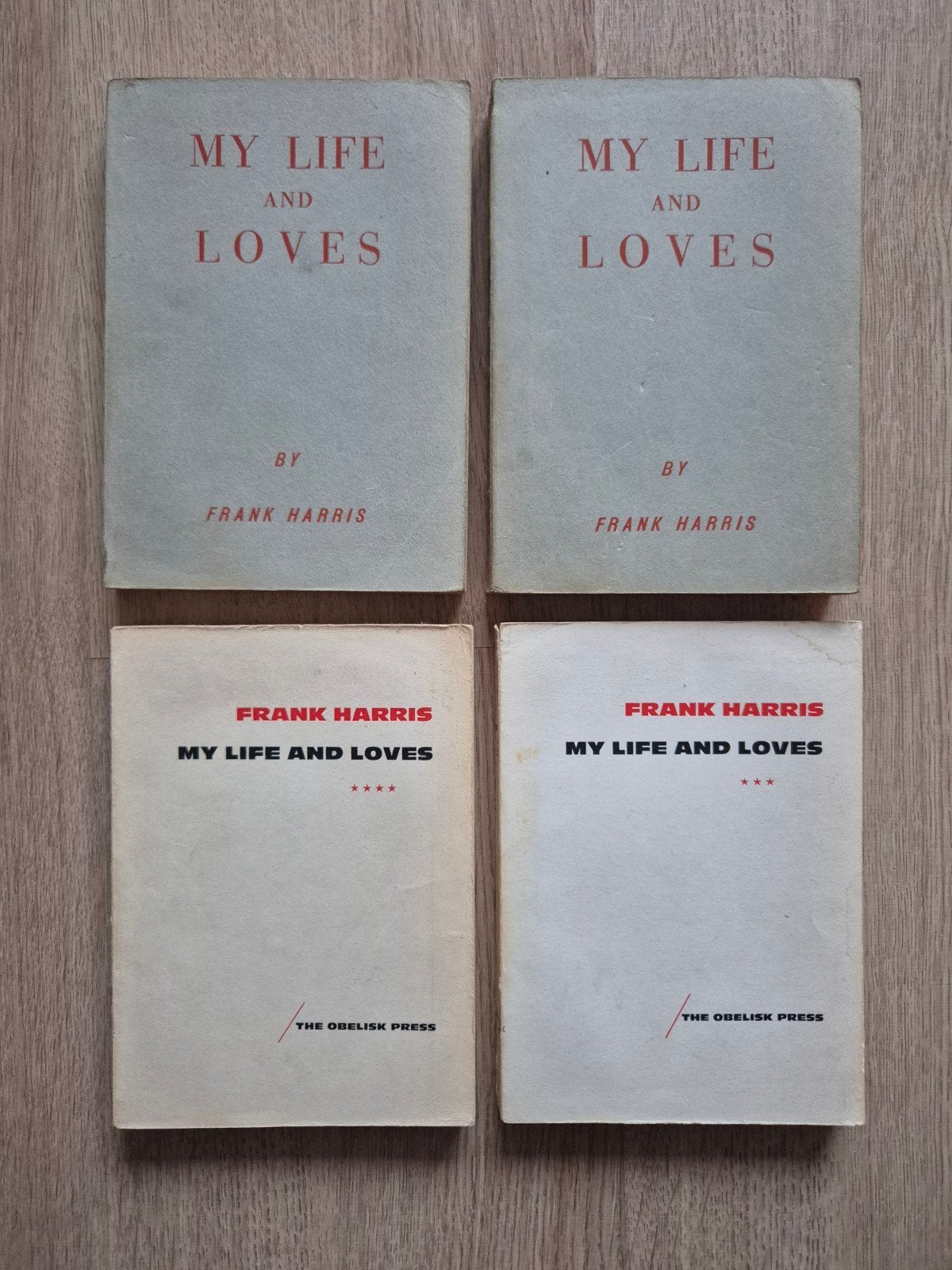Frank Harris – My Life and Loves (4 delen, Obelisk Press Par, Ophalen of Verzenden, Gelezen