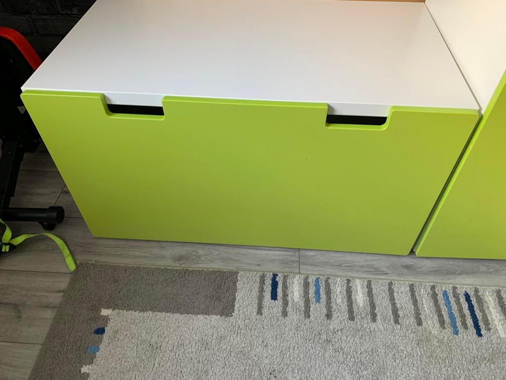 Ikea opbergkast met schuifla op wieltjes, 50 tot 70 cm, Zo goed als nieuw, 75 tot 100 cm, Ophalen