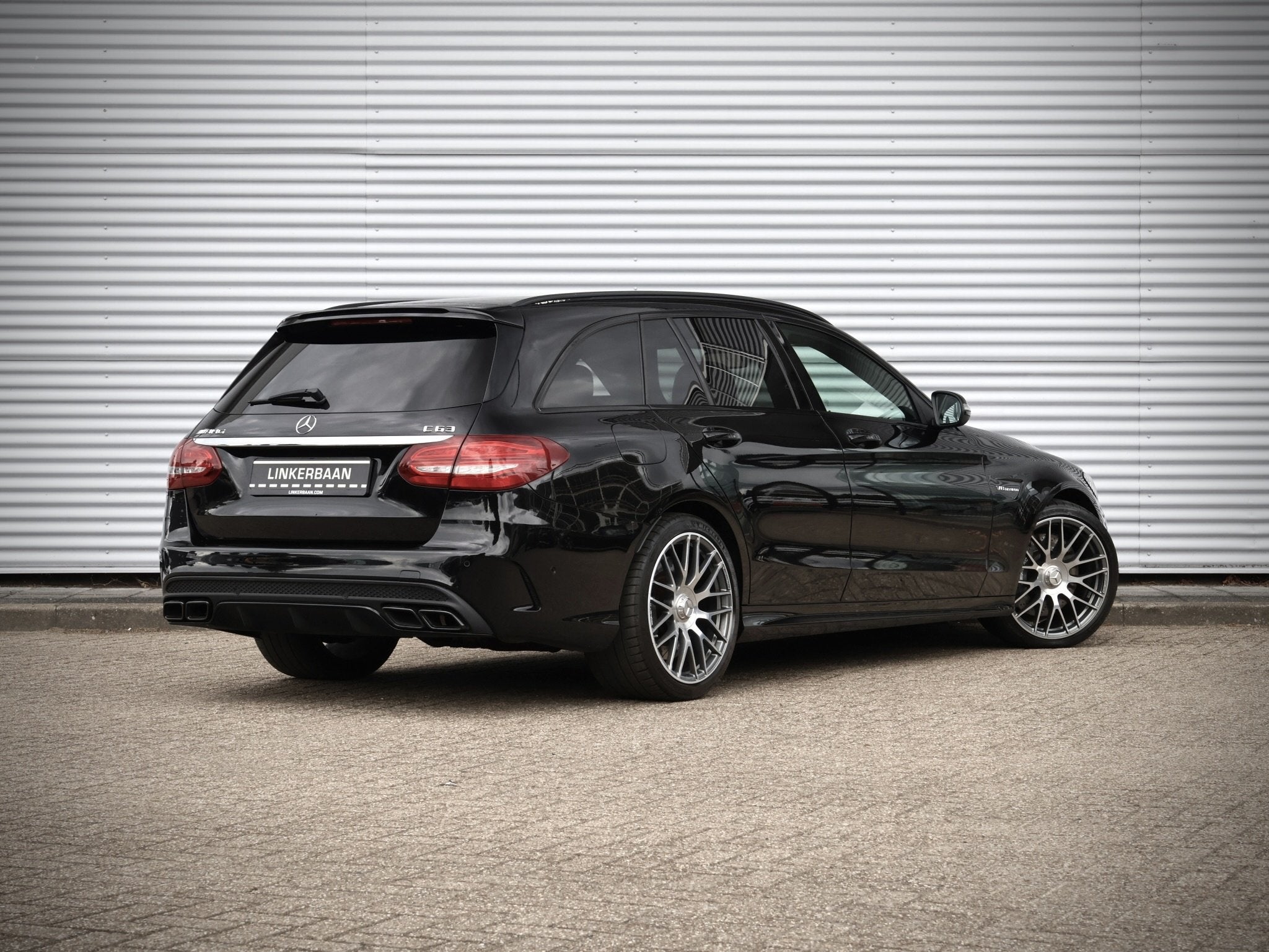 Mercedes-Benz C-Klasse Estate AMG C63 V8 Biturbo | Panodak |, Automaat, Gebruikt, Zwart, 102 €/maand