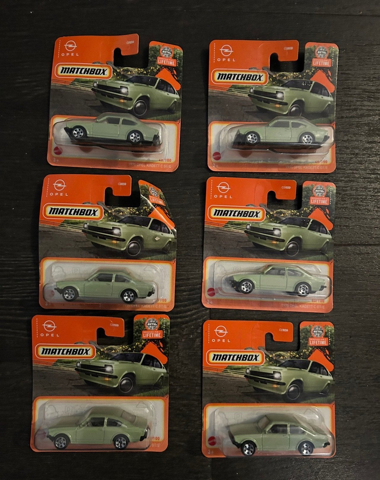 6 x Opel C Kadett GTE 1975, Ophalen of Verzenden, Nieuw, Auto