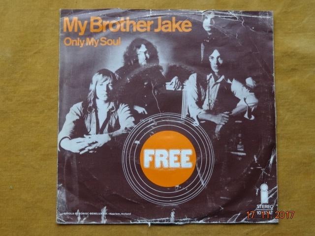 Free - My brother jake  (7"), Fotohoes, Ophalen of Verzenden, Gebruikt, Rock en Metal