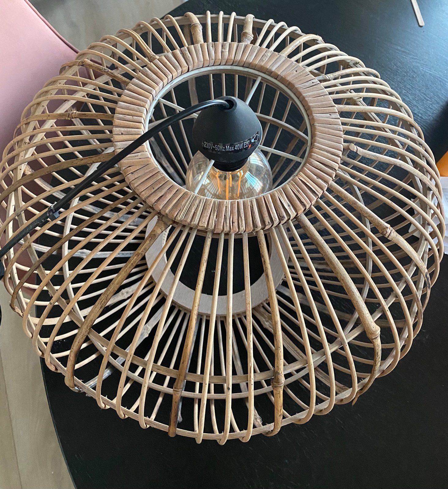 Plafondlamp Boreas Kwantum, Huis en Inrichting, Lampen | Lampenkappen, Ophalen, Gebruikt, Rond