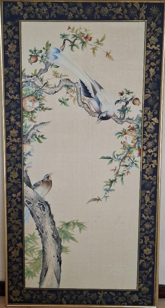 Schilderij met oosterse vogels, Ophalen, Overige stijlen, Overige technieken, Dieren