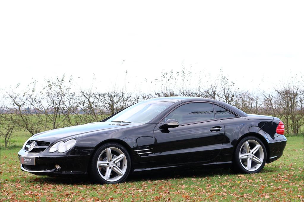 Mercedes-Benz SL-Klasse SL 500 - R230 - 88.000 km !, Automaat, Achterwielaandrijving, Gebruikt, Zwart