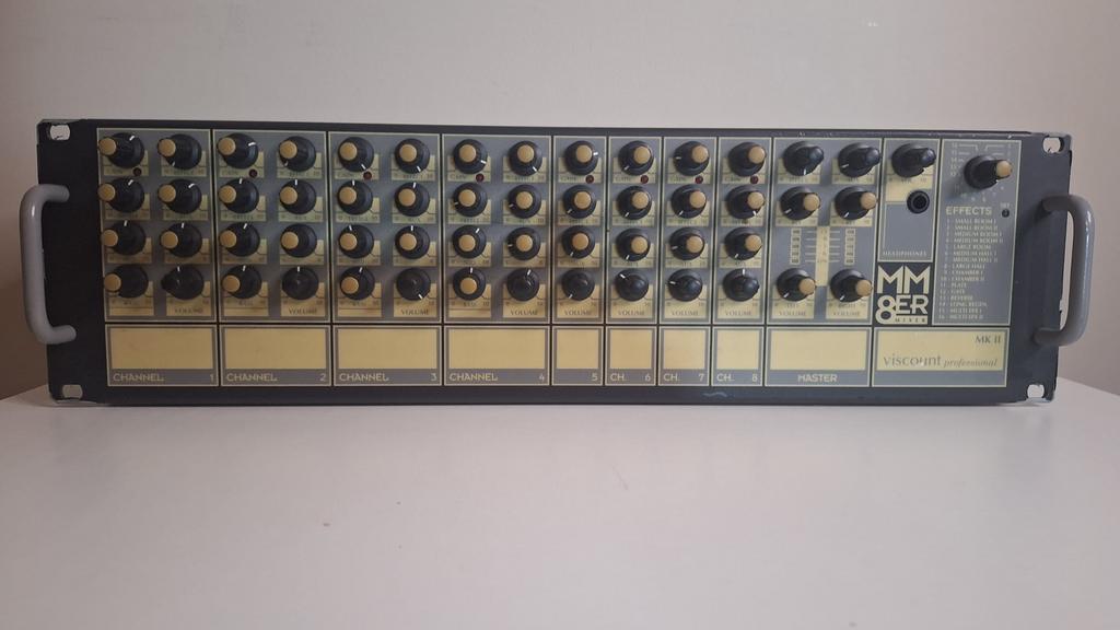 Viscount MM8ER MKII mixer, Audio, Tv en Foto, Professionele Audio-, Tv- en Video-apparatuur, Ophalen, Gebruikt, Audio