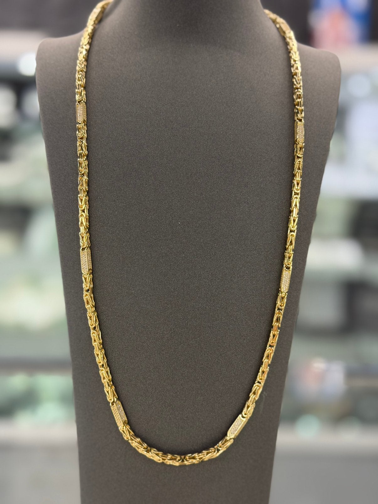 14 Karaat Goud - Konings Ketting - Massief - 70.31 Gram