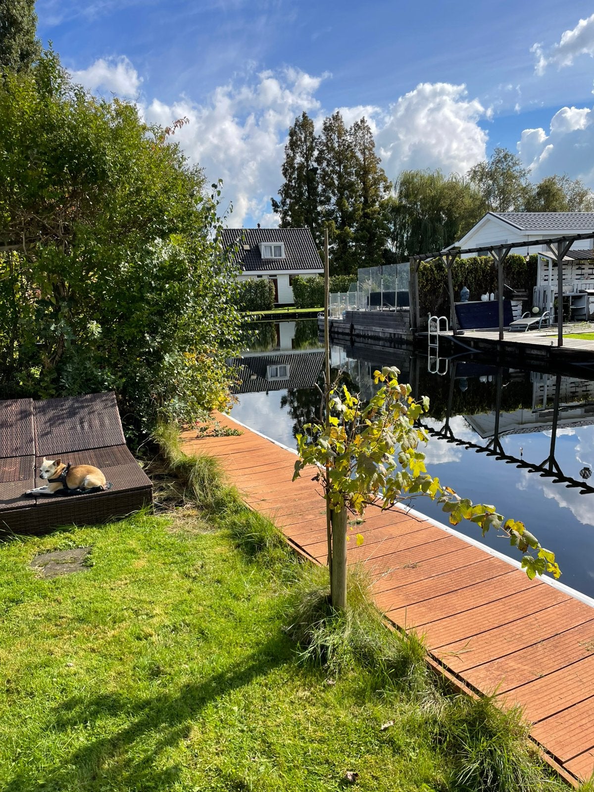 Stacaravan en ligplaats voor boot op camping in Vinkeveen, Caravans en Kamperen, Tot en met 2