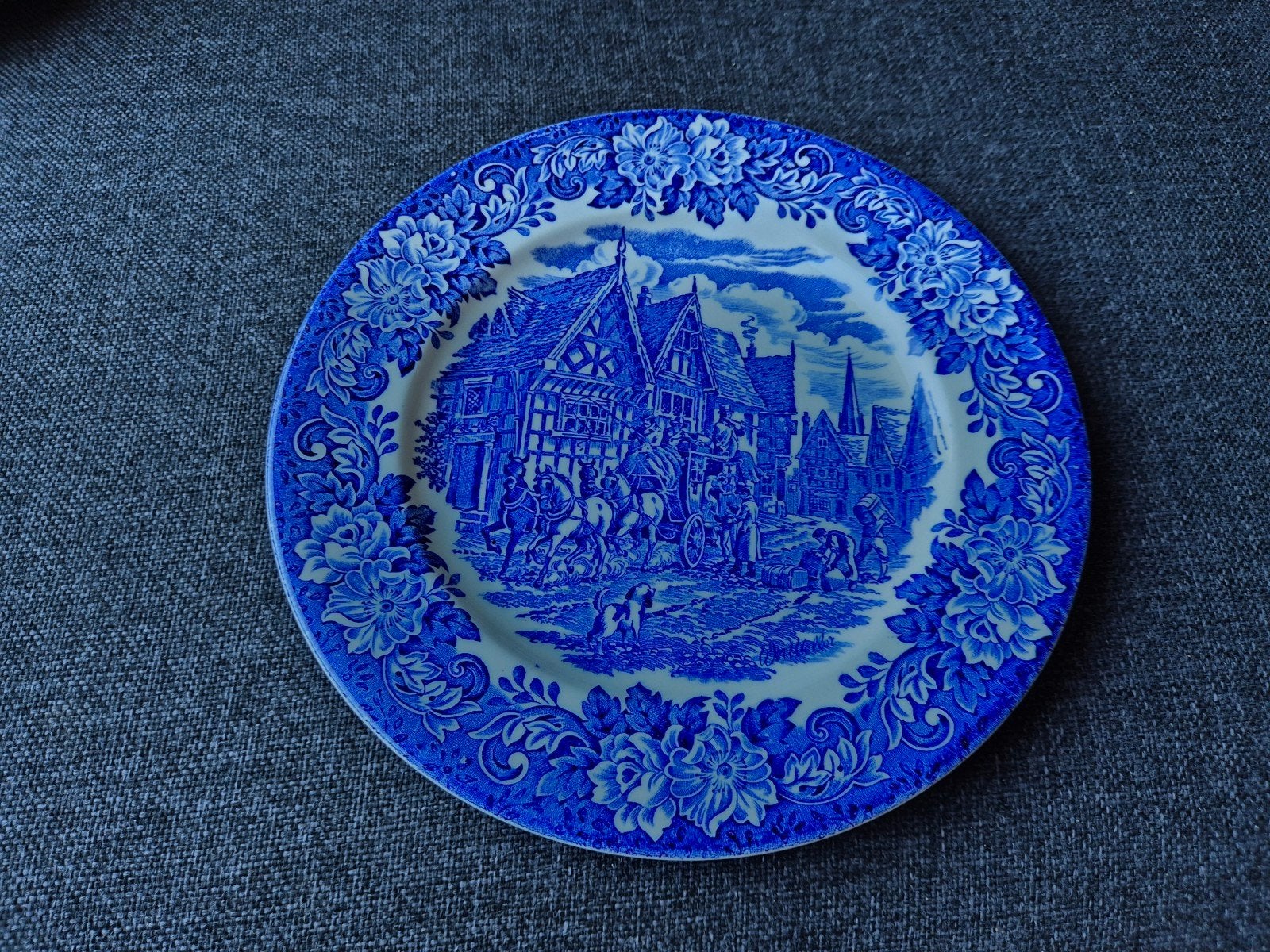 Vintage Engels dinerbord Dickens Series, Ophalen of Verzenden