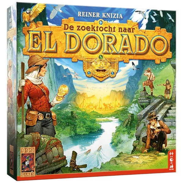 De Zoektocht naar El Dorado 999 Games Bordspel Nieuw, 999 Games, Nieuw, Ophalen of Verzenden, Vijf spelers of meer