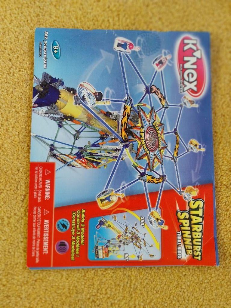 15142 KNEX Starburst Spinner, Kinderen en Baby's, Speelgoed | Educatief en Creatief, Ophalen of Verzenden, Gebruikt, Bouwen, Met geluid