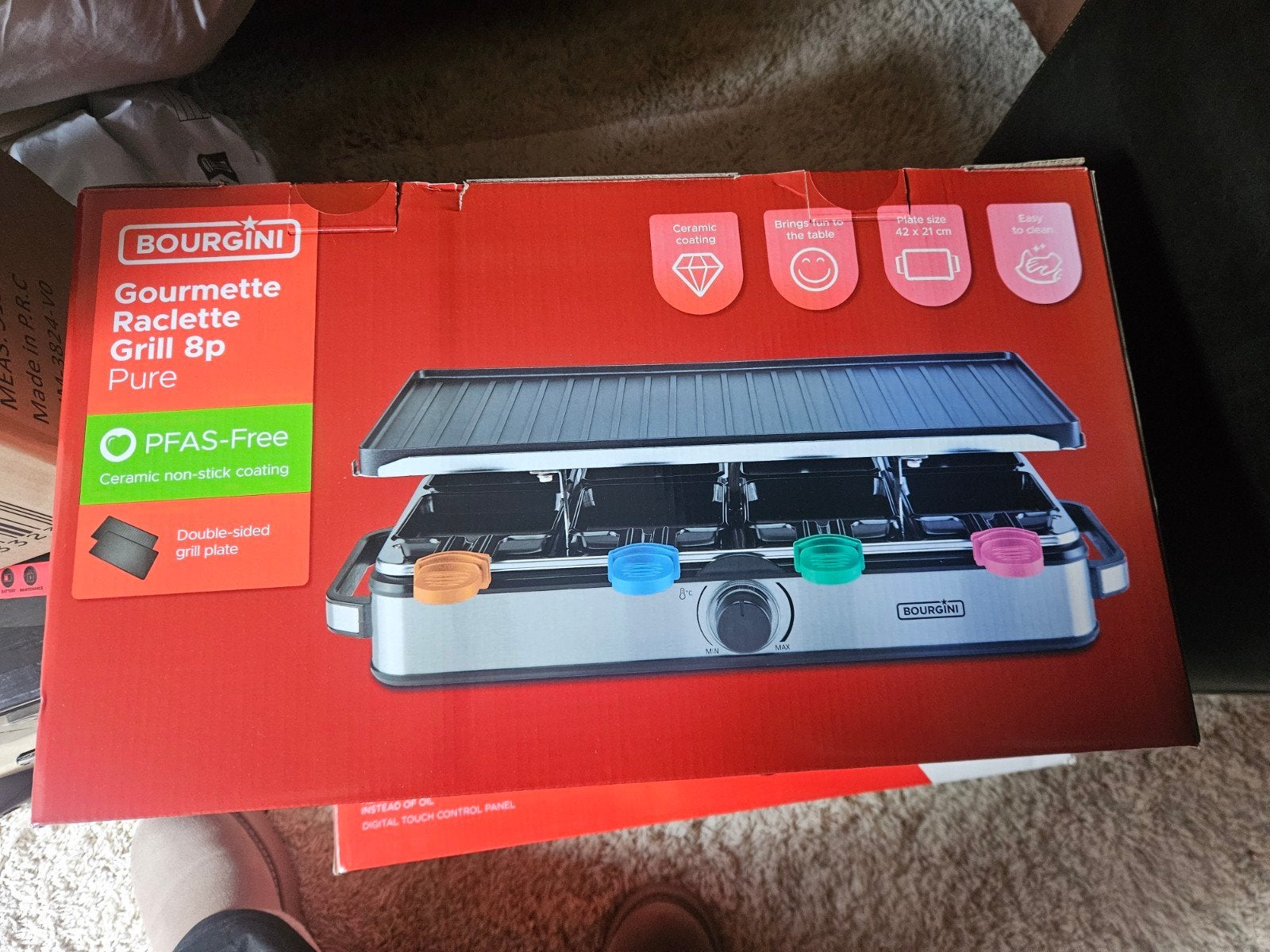 bourgini gourmet/Grill, Ophalen, Nieuw, 4 t/m 7 personen