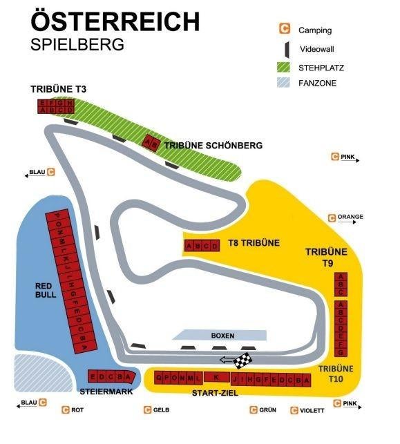F1 2x weekend tickets Oostenrijk Spielberg, Twee personen