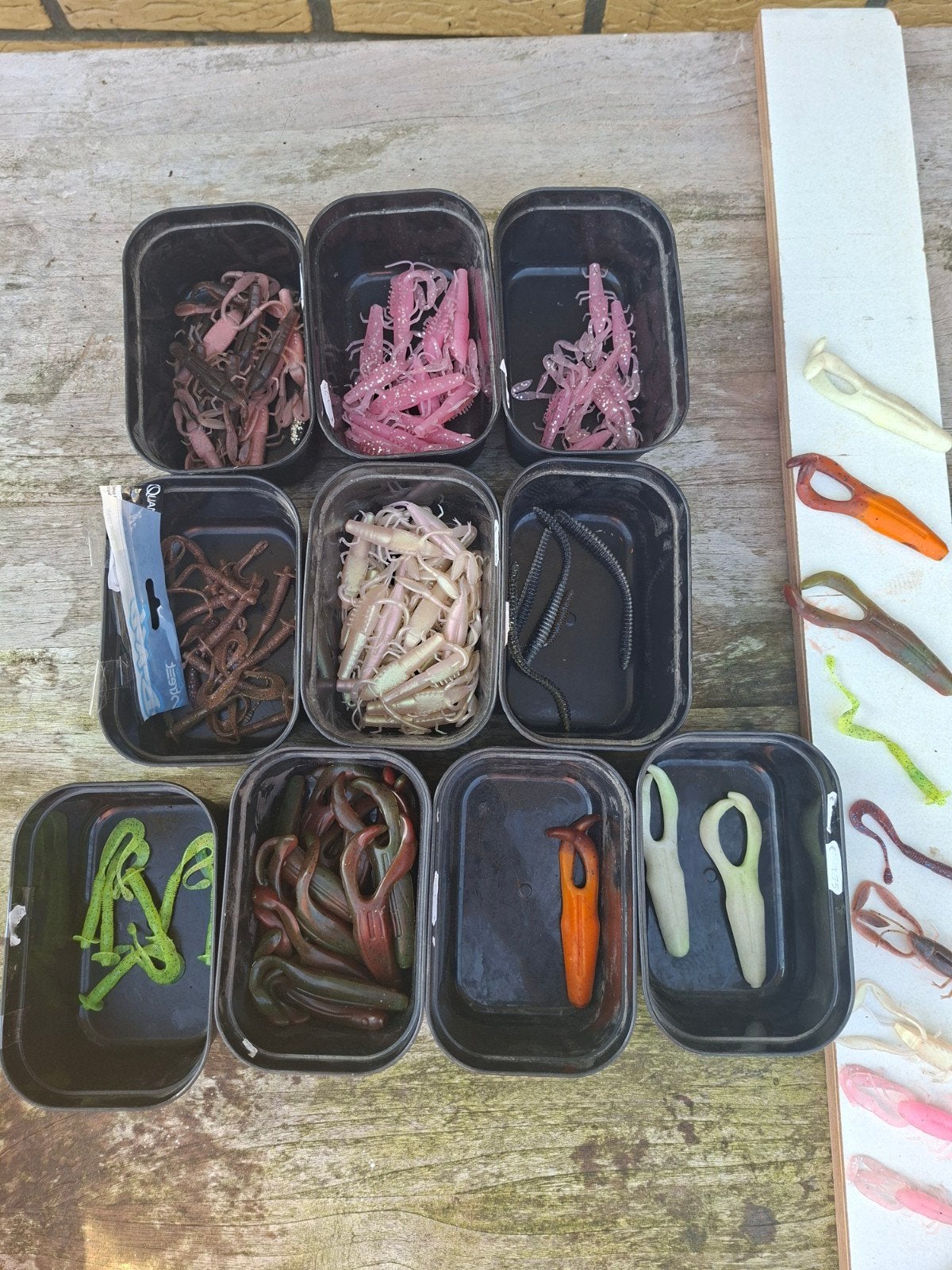 Fox & Quantum shads & creature baits (95st.), Overige typen, Ophalen of Verzenden, Nvt, Nvt