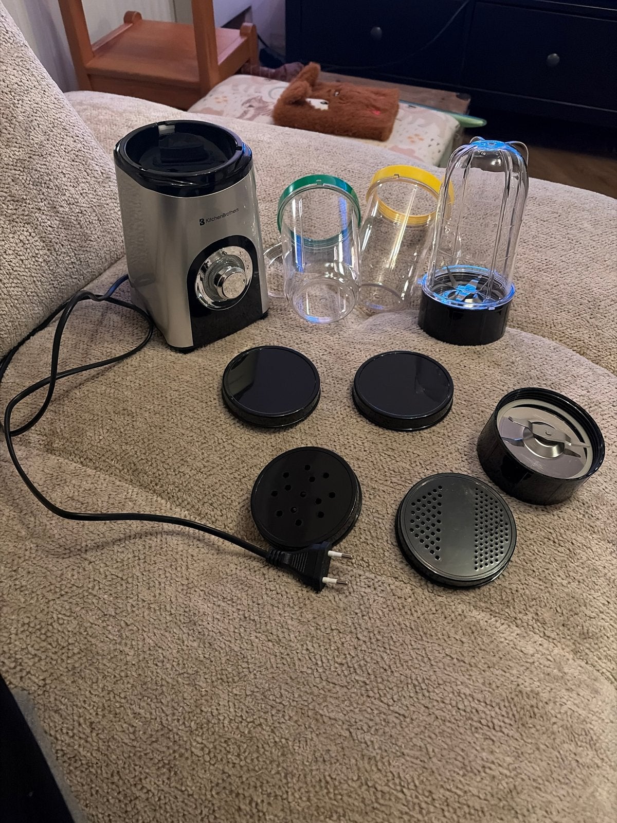 Kitchenbrothers Smoothie Blender Set - Helemaal Nieuw, Ophalen of Verzenden, Nieuw, Blender