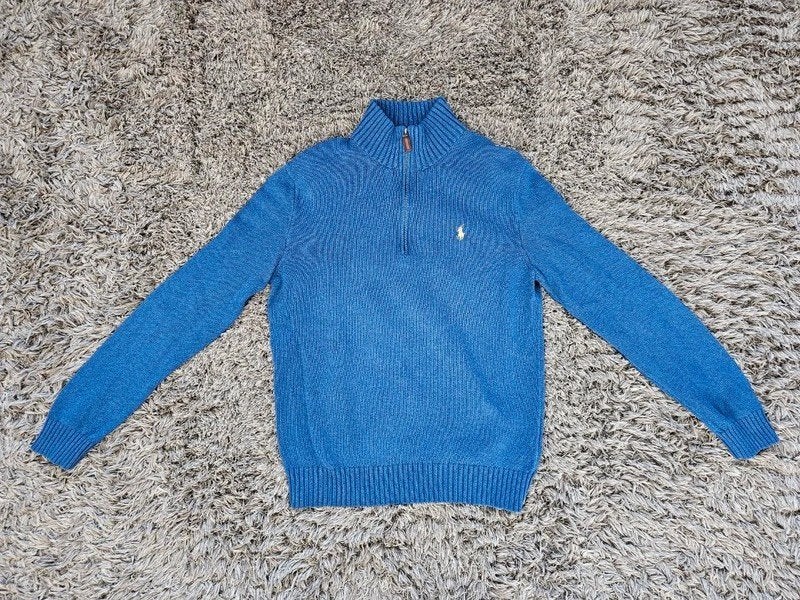 Ralph Lauren Knit Pullover Zipper maat S, Kleding | Heren, Truien en Vesten, Maat 46 (S) of kleiner, Verzenden, Blauw, Polo Ralph Lauren