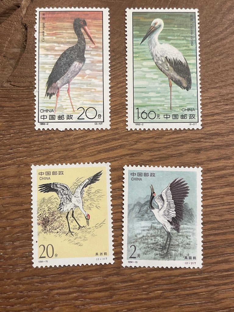 China vogels 1992 + 1994 postfris, Ophalen of Verzenden, Buitenland