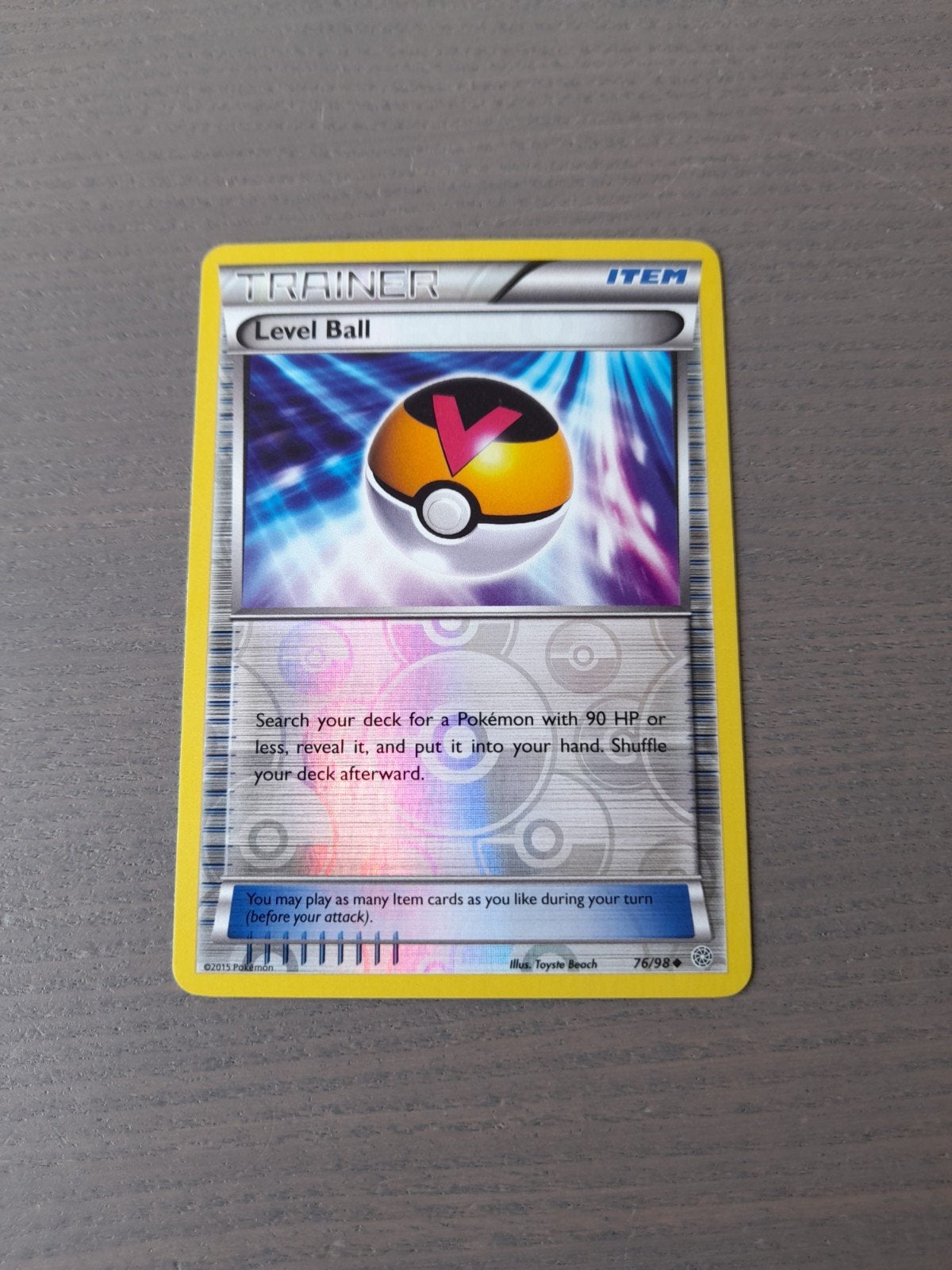 Ancient origins 76/98 level ball reverse, Ophalen of Verzenden, Gebruikt, Losse kaart, Foil