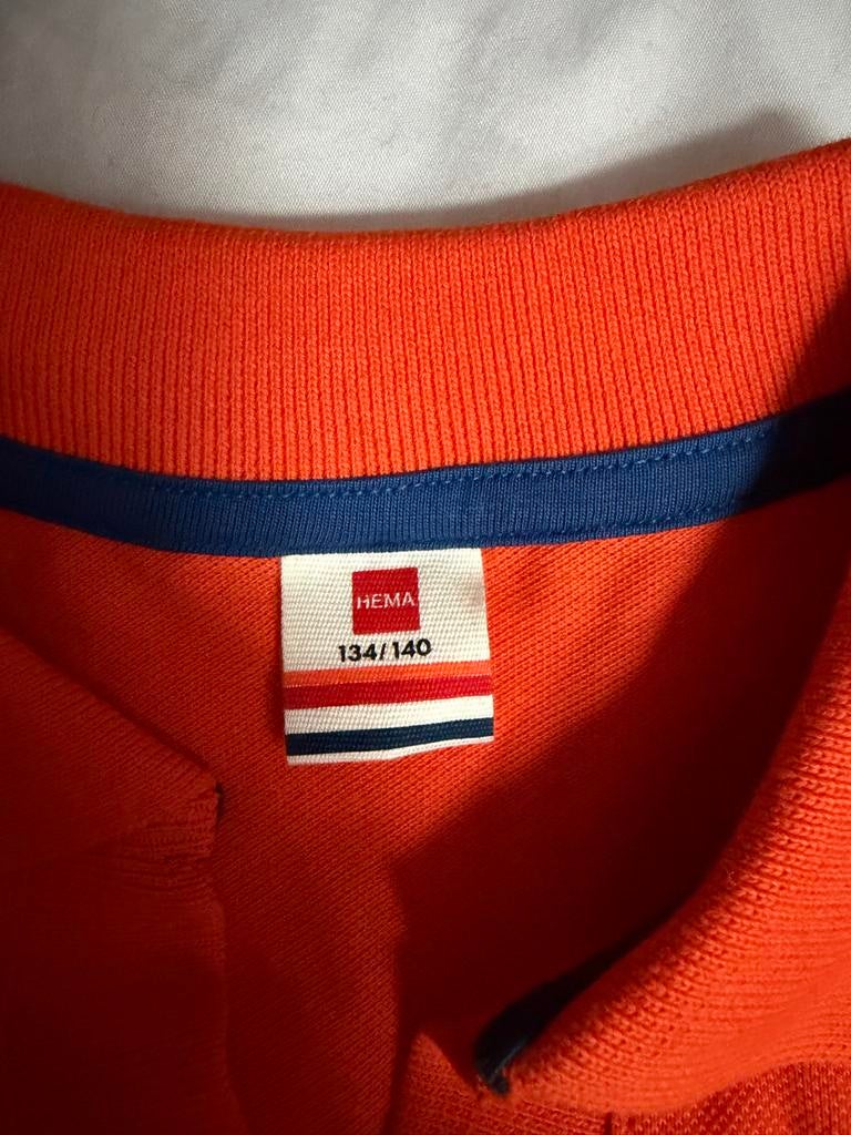 Hema Koningsdag Polo/Shirt - Zo goed als nieuw, Ophalen of Verzenden, Zo goed als nieuw, Jongen of Meisje