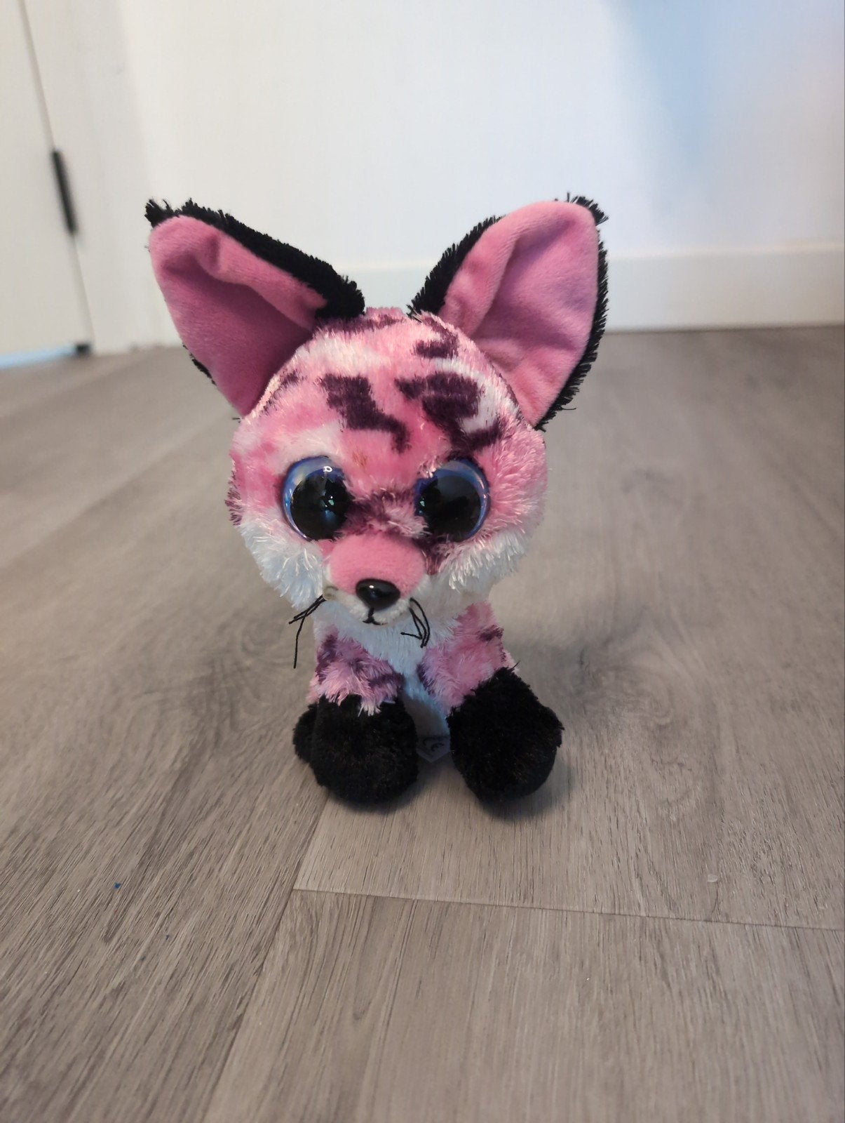 Lumo Stars roze tijger knuffel / fox rhubarb, Overige merken, Ophalen of Verzenden, Roze, Klein (minder dan 20 cm)