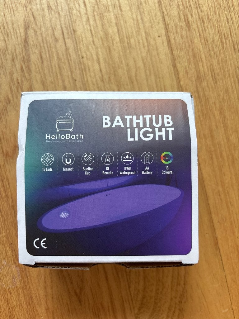 Hellobath badkussen, deksels en badlamp, Overige typen, Zo goed als nieuw, Minder dan 100 cm, 25 tot 50 cm