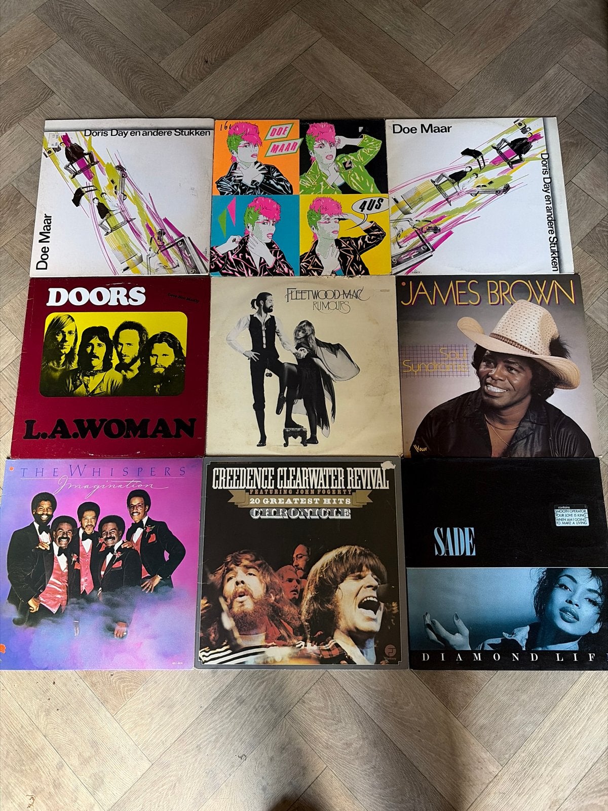 LP collectie: Fleetwood Mac, The Doors, Doe Maar e.a., Cd's en Dvd's, LP, Rock, Gebruikt, Ophalen of Verzenden
