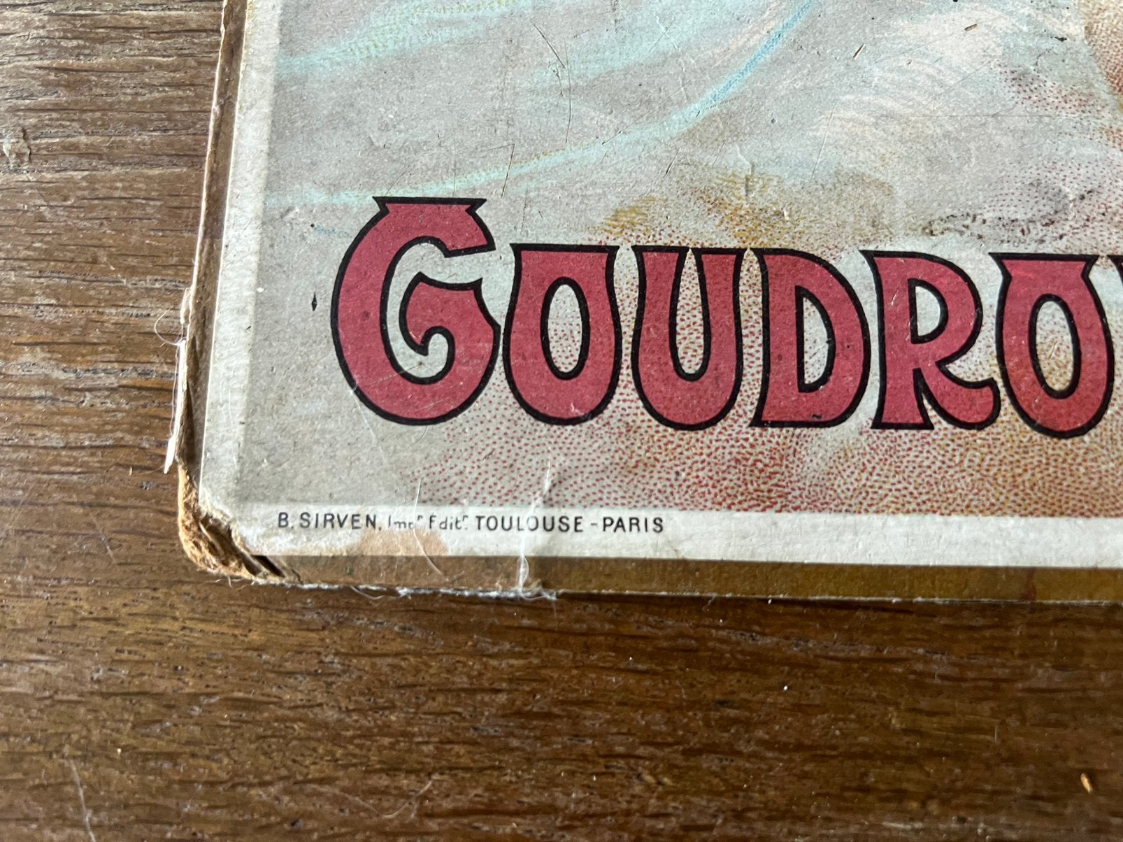 PRACHTIGE ANTIEKE RECLAME OP KARTON “ RIZLA”, Verzamelen, Ophalen, Gebruikt, Reclamebord