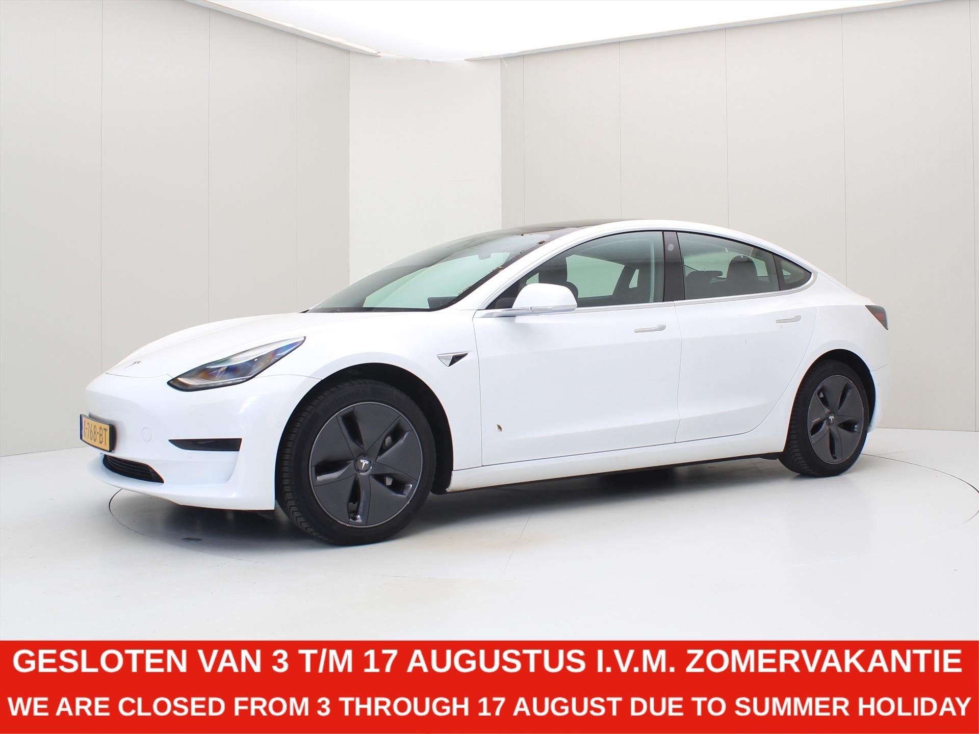 Tesla Model 3 Standard RWD Plus 89,4% SoH [ LFP ACCU+AUTOPIL, Auto's, Automaat, Achterwielaandrijving, Zwart, Wit