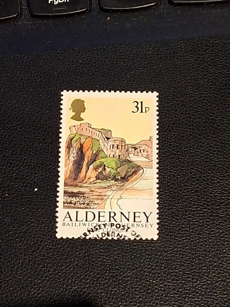 Alderney gestempeld 30, Ophalen of Verzenden, Gestempeld