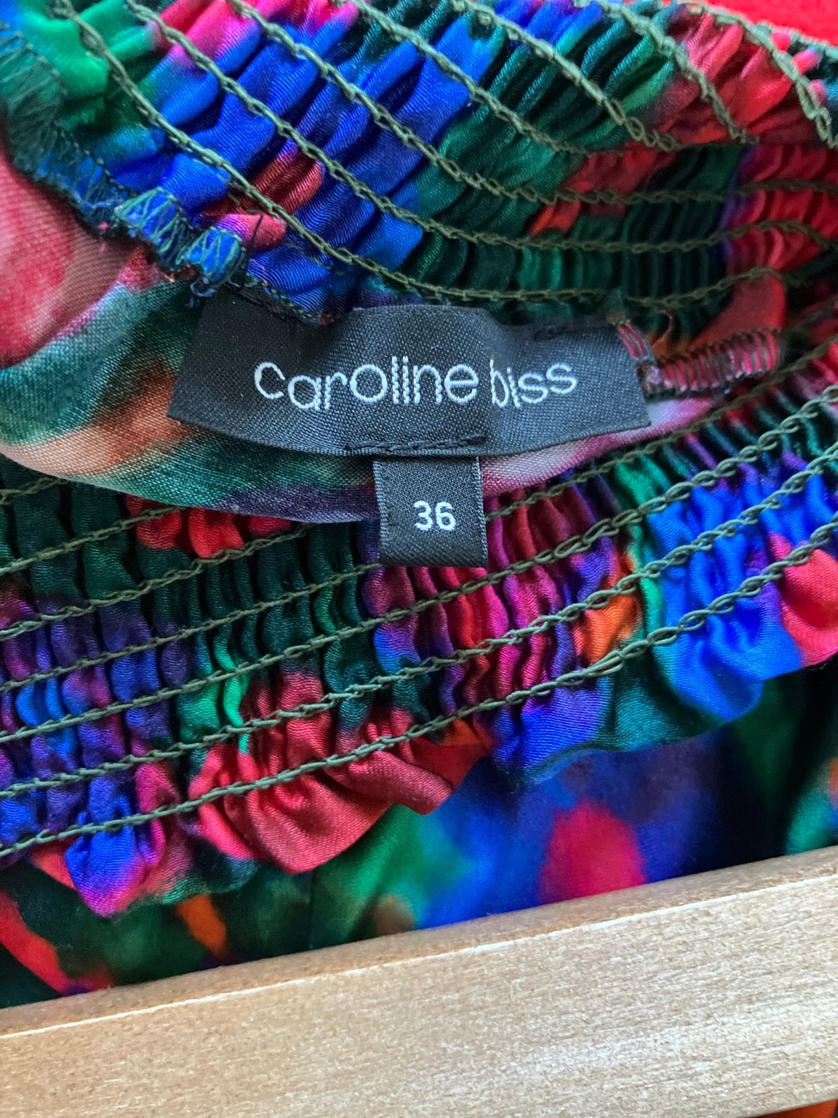Carolina Biss viscose maxi rok maat 38, Kleding | Dames, Rokken, Maat 38/40 (M), Meerkleurig, Ophalen of Verzenden, Gedragen